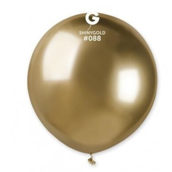 25 balões de latex Gemar Shiny Golg 19" - 48 cm