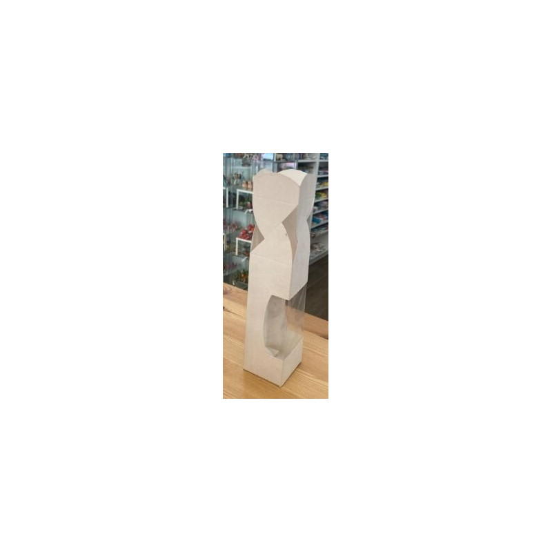 Cx flor c/janela 6,5x6,5x18cm