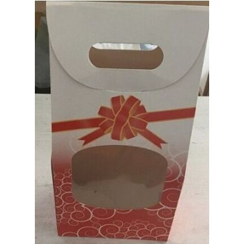 Caixa tipo saco c/janela 9x24cm