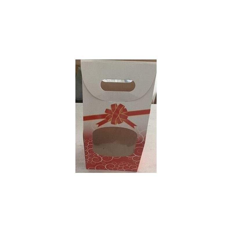 Caixa tipo saco c/janela 9x24cm