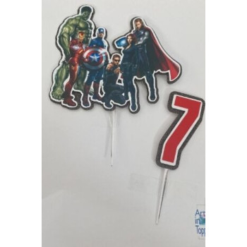cake topper - avengers 7