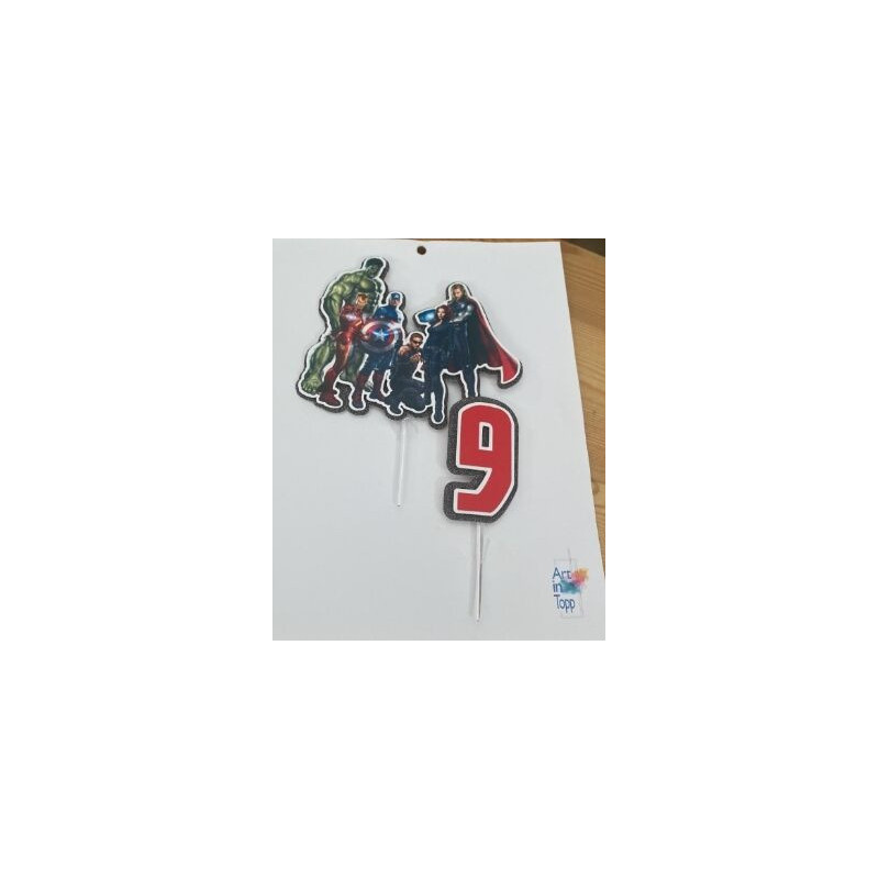 Cake topper - Avengers 9