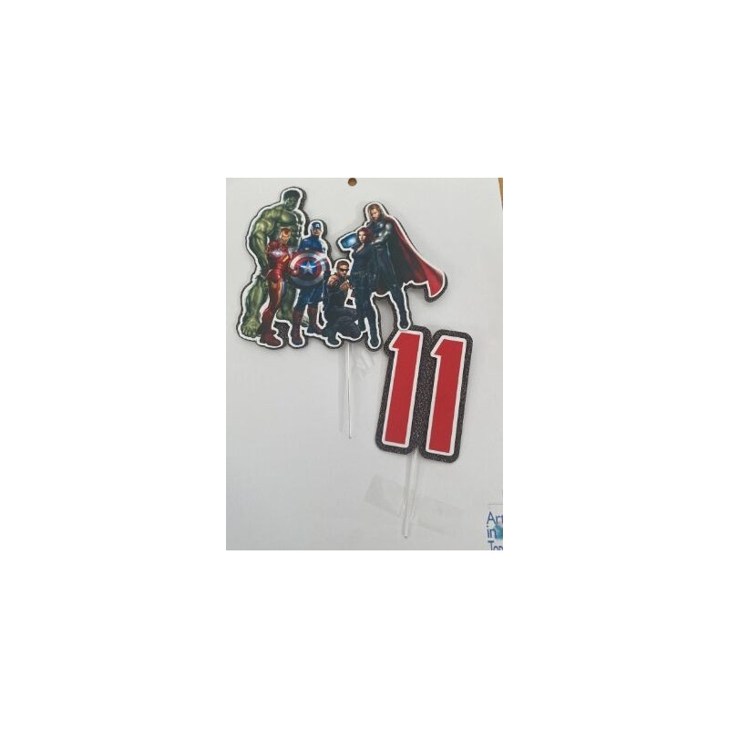 Cake topper - Avengers 11