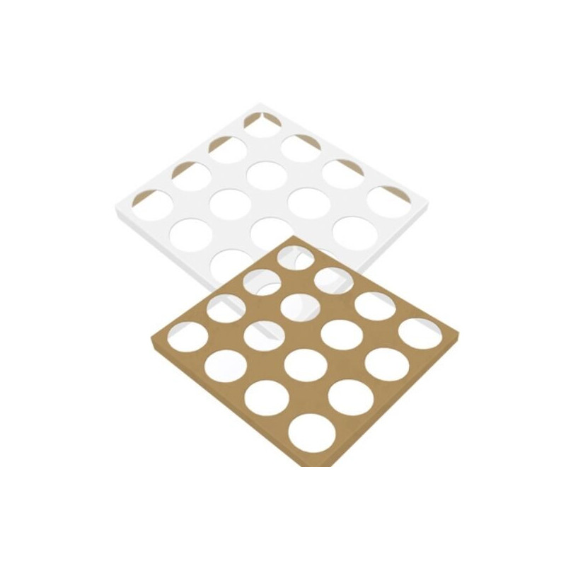 Base para 15 brigadeiros 17x17cm