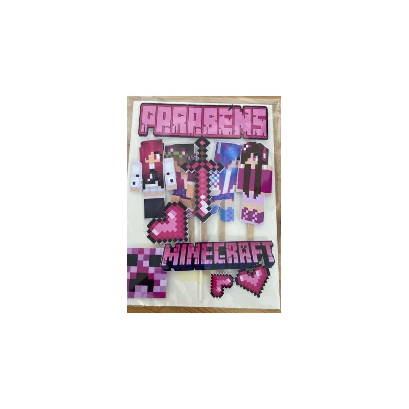Topo de bolo Minecraft