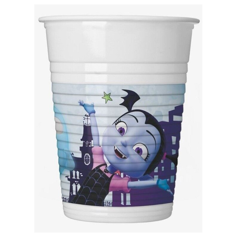 8 Copos 200 ml Vampirina