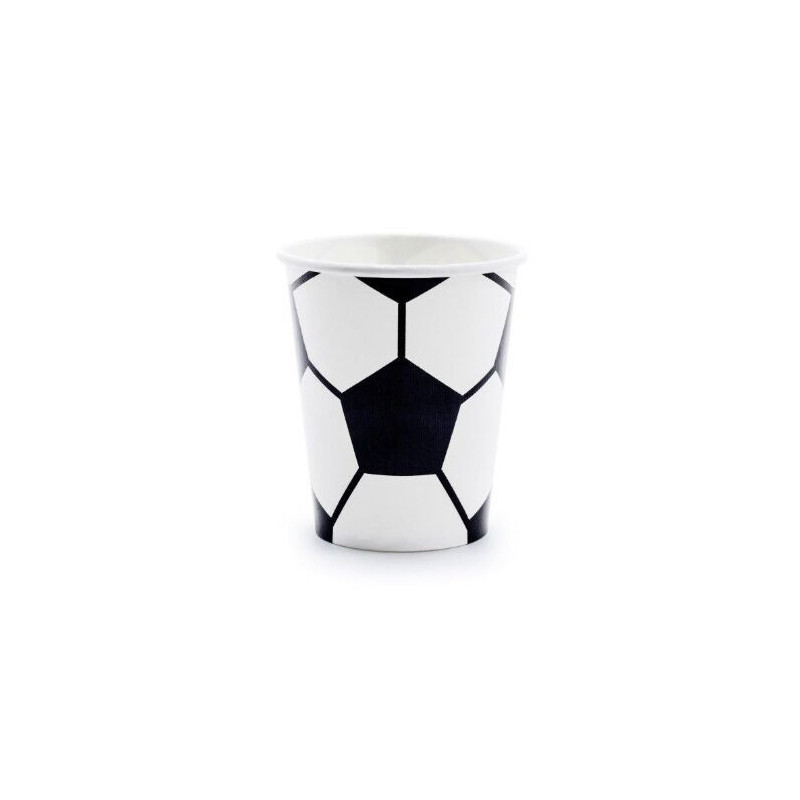 6 Copos Papel Football  220 ml