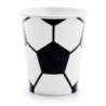 6 Copos Papel Football  220 ml