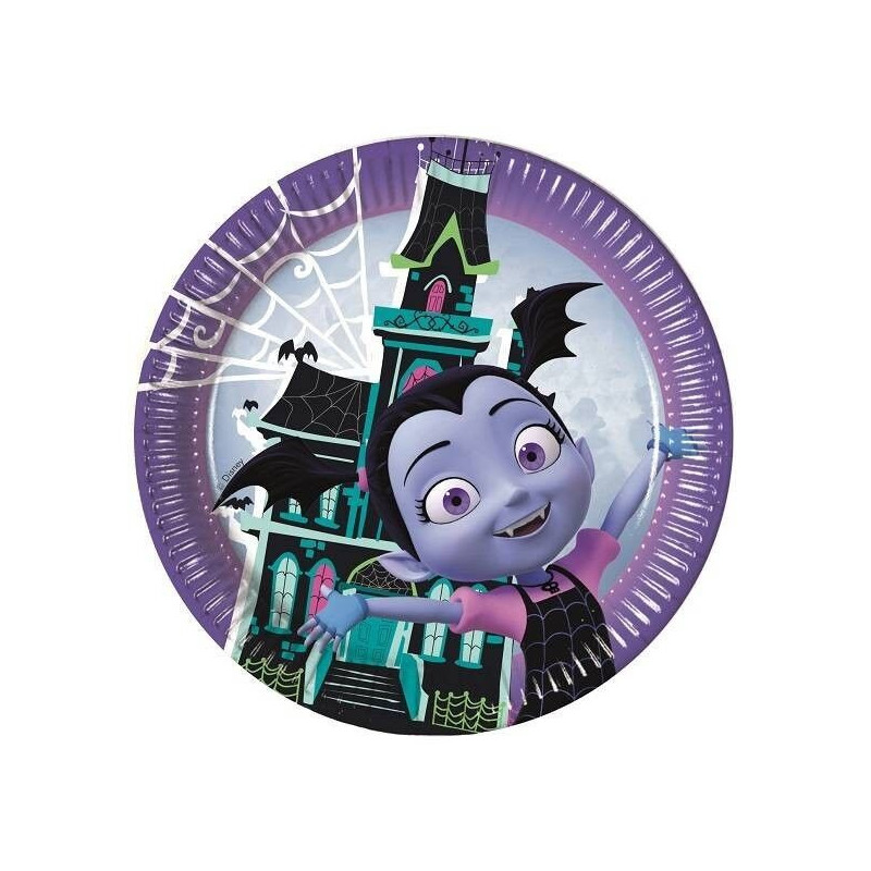 8 Pratos 23cm Vampirina