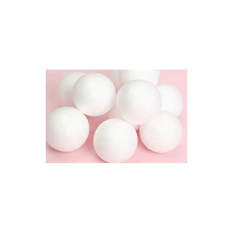 8 bolas de esferovite 3cm