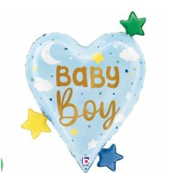 S/Shape 25" coração Baby Boy