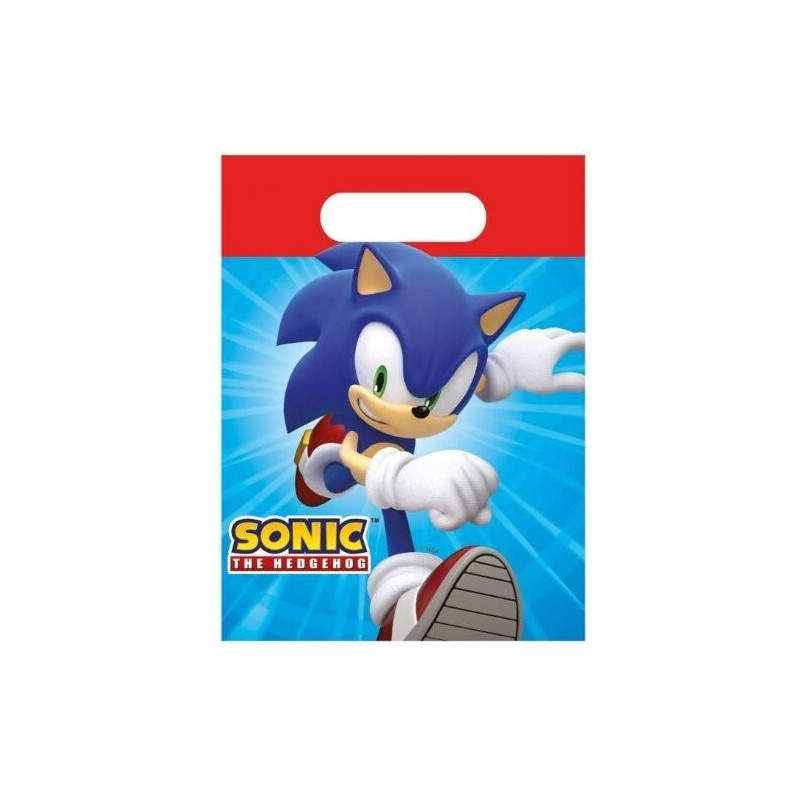 4 sacos de papel 16x22cm Sonic