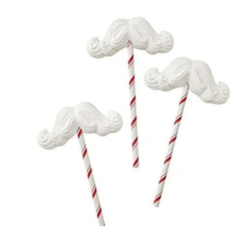 wilton paus p/ pops branco/vermelho