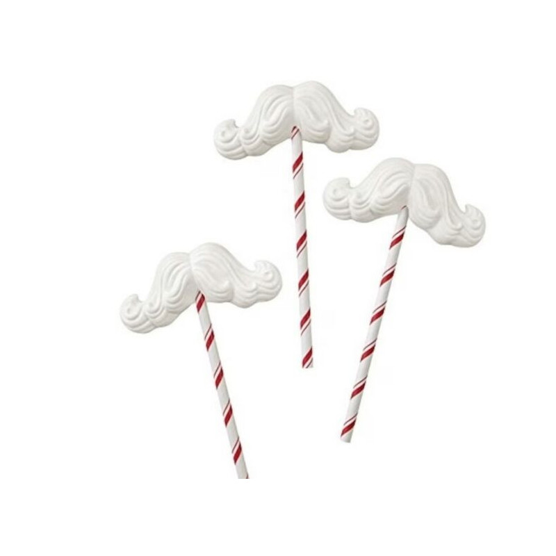 wilton paus p/ pops branco/vermelho