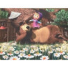 Aluguer de Painel Masha e o Urso - Lona - 90x120cm