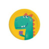 8 Pratos 23 cm Dinosaur Roar