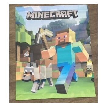 Aluguer de Painel Minecraft - Lona - 100x80cm