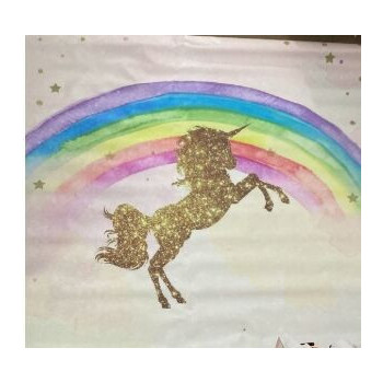 Aluguer de Painel Unicórnio - Lona - 150x150cm