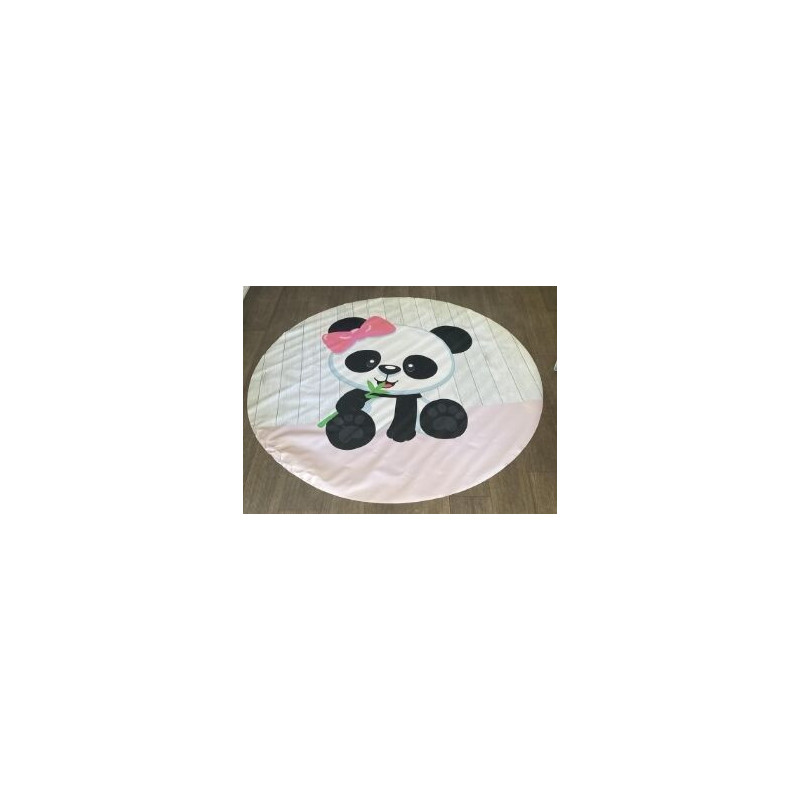 Aluguer de Painel Panda Menina - Lona - Redondo 150cm