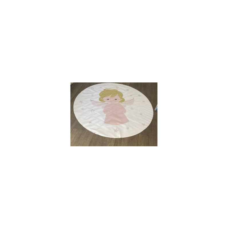 Aluguer de Painel Anjinho Menina - Lona - Redondo 150cm