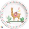8 Pratos  23 cm LLama