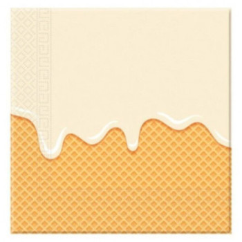 20 Guardanapos 33X33cm Ice Cream