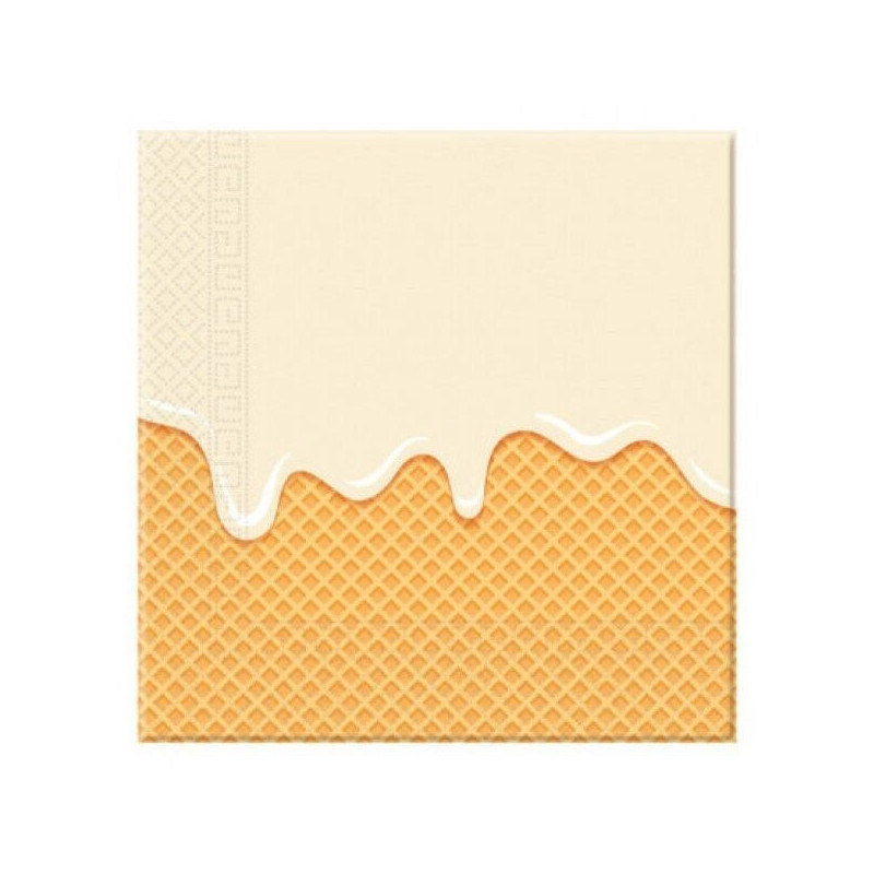 20 Guardanapos 33X33cm Ice Cream