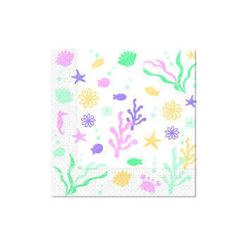 Guardanapos Under The Sea 20uni 33x33cm