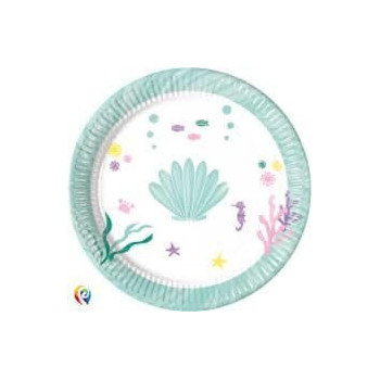 Pratos Under the Sea 23cm 8uni