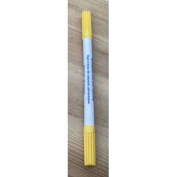 Caneta de ponta dupla Modecor amarelo