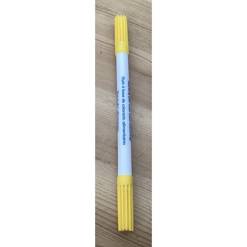 Caneta de ponta dupla Modecor amarelo