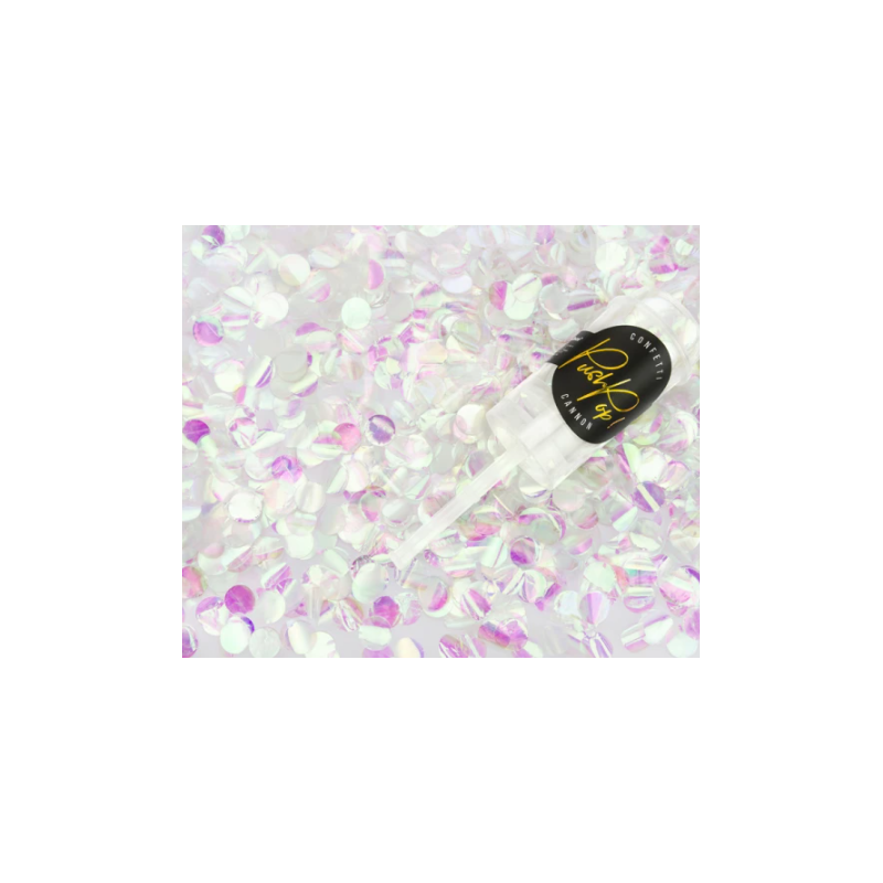 Confetis push pop mix iridescent