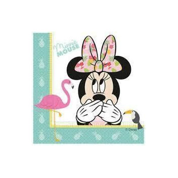 Guardanapos Minnie Tropical 20uni 33x33cm