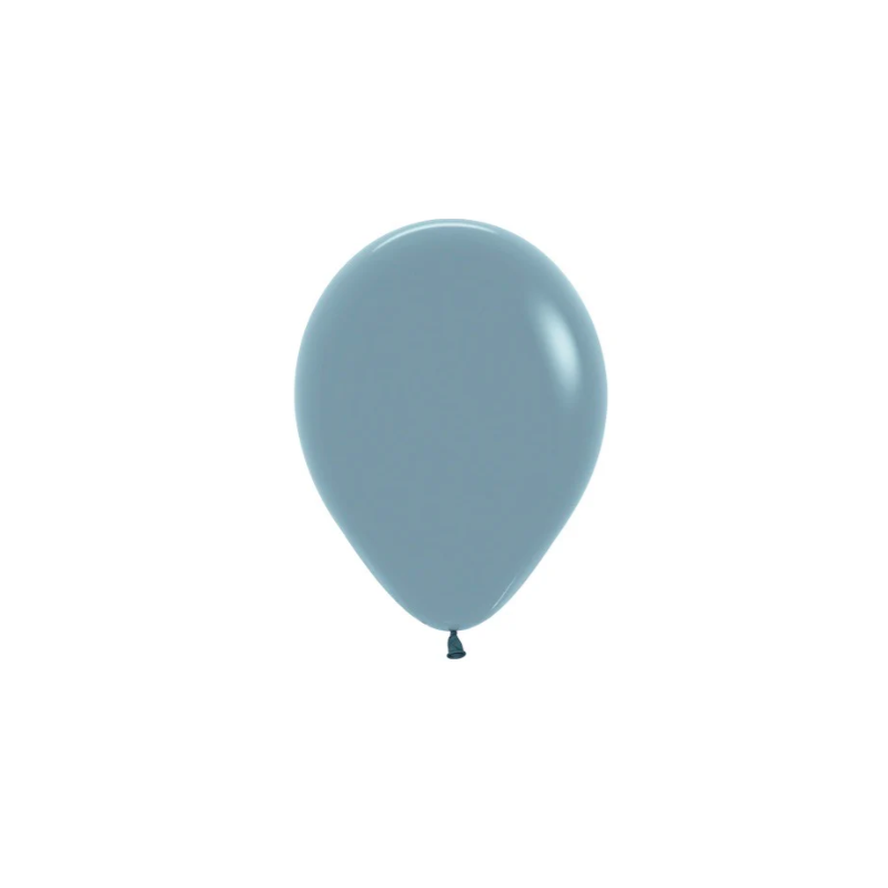 100 Balões de latex Sempertex 5" Pastel Dusk Azul