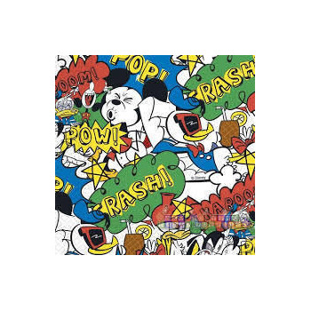 Guardanapos Mickey super cool 20uni 33x33cm