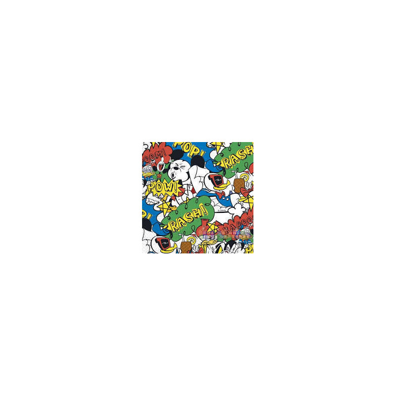 Guardanapos Mickey super cool 20uni 33x33cm