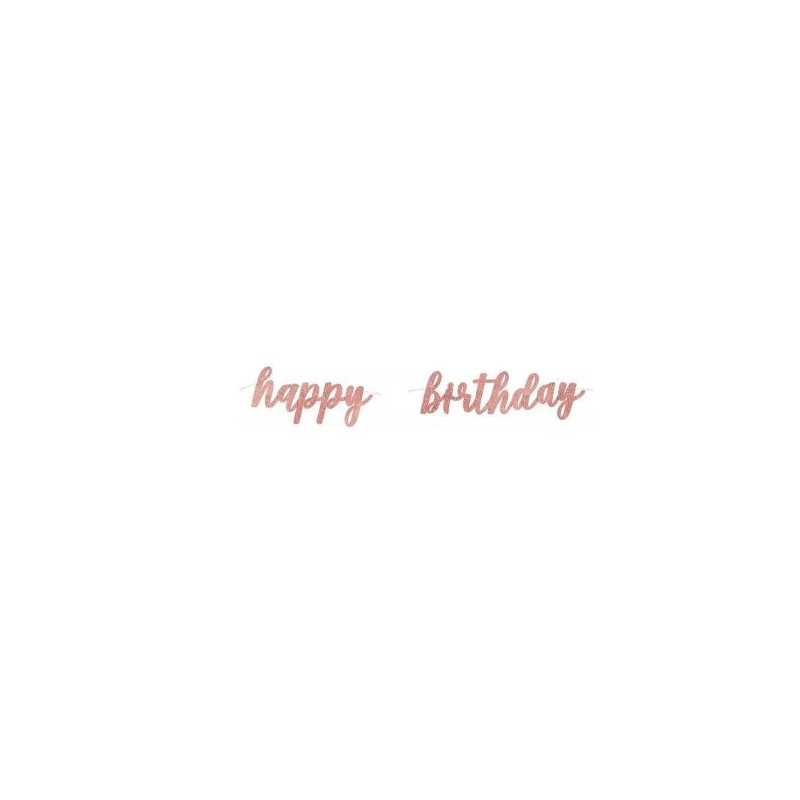Grinalda Happy Birthday Rose Gold 83,8 cm
