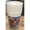 8 copos papel 200 ml Superman