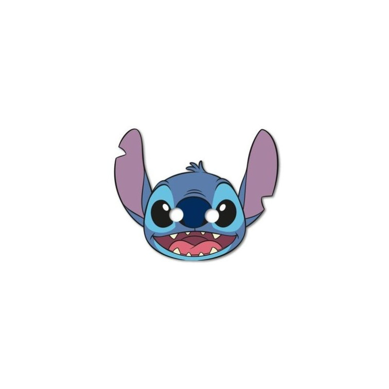 6 máscaras Stitch