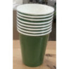 8 copos 250ml verde floresta