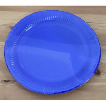 8 pratos 18cm azul