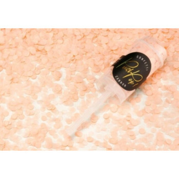 Confettis push pop mix peach