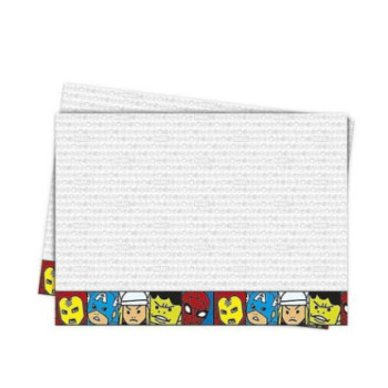 Toalha plástica  avengers team powes 120x180 cm