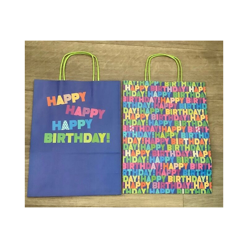 Saco médio Happy Birthday