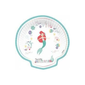 4 pratos concha ariel