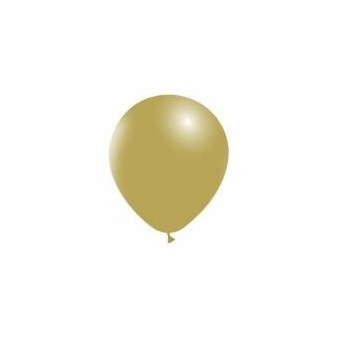 100 balões de latex Balloonia 5" Mostarda
