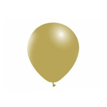 50 balões latex Balloonia 12" Mostarda