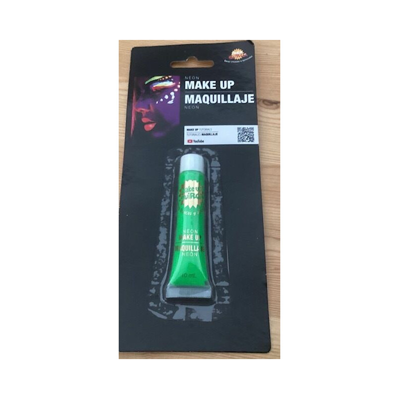 Tubo maquilhagem verde neon 10ml