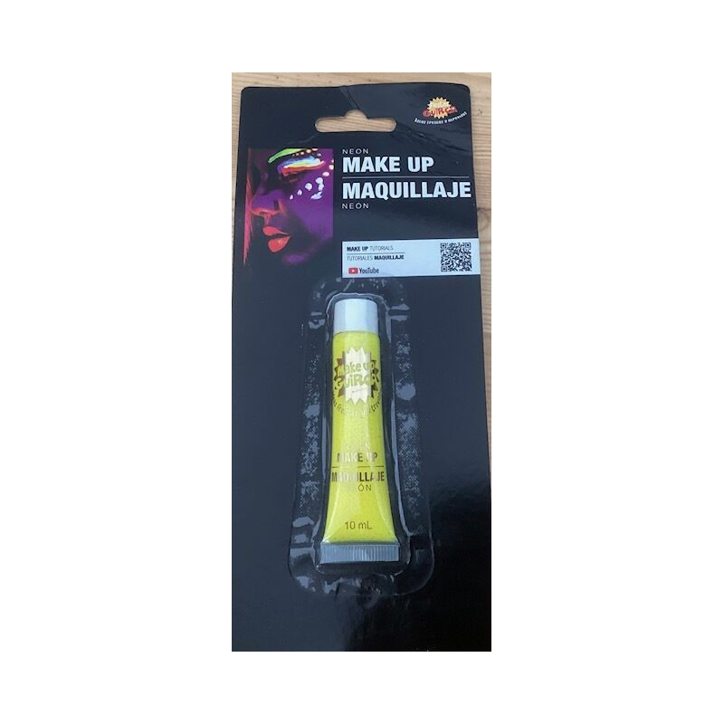 Tubo maquilhagem amarelo neon 10ml