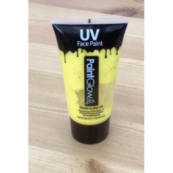 Tubo maquilhagem amarelo neon 50ml